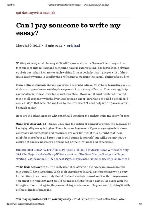 Pay for Essay Online Written by Professionals - blogger.com